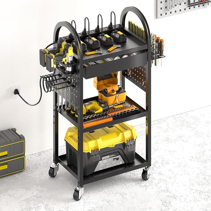 Warome Power Tool Organizer Cart - Image 5