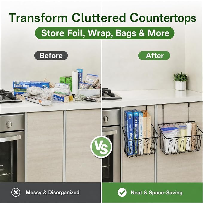 TOPZEA 2 Pack Grid Storage Baskets - Image 5