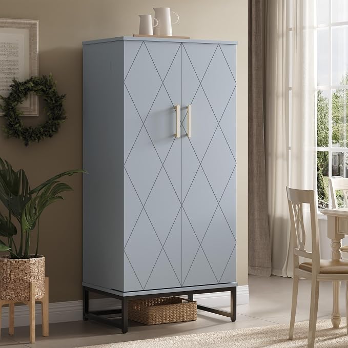 Saudism Pantry Cabinet, Large Cupboard by Saudism