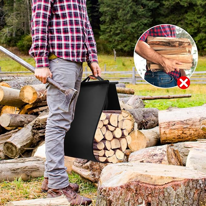 Firewood Rack, Indoor/Outdoor Firewood Holder - Image 4