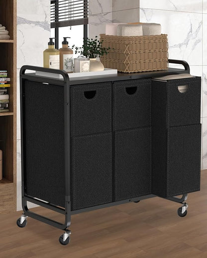 Laundry Sorter 3 Section, Laundry Basket - Image 8