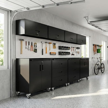 Garage Cabinet System | Heavy Duty Steel All-in-One Modular Garage Cabinet Set - Image 7