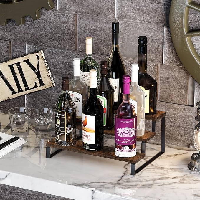 YINMIT Wooden Display Riser Stand, Tiered Perfume and Cologne Organizer Stand - Image 7
