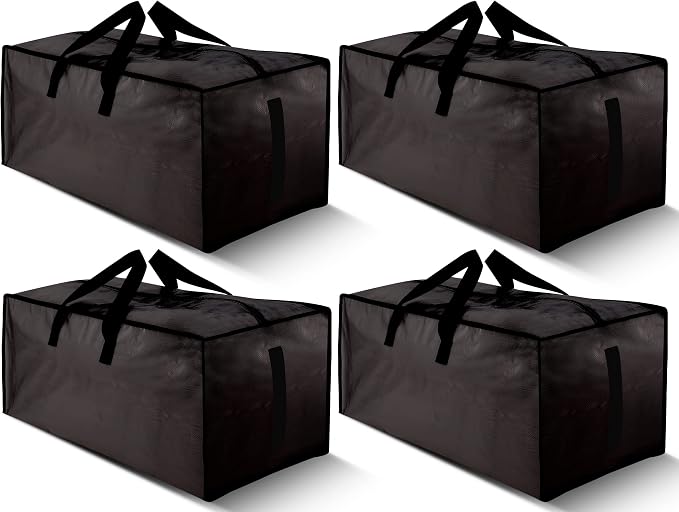 4 Pack Large Strong Moving Bags by HOMESURE