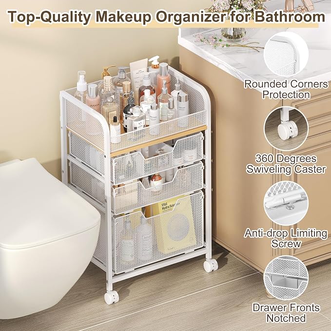 Hongtamoya Makeup Organizer Cart - Image 4