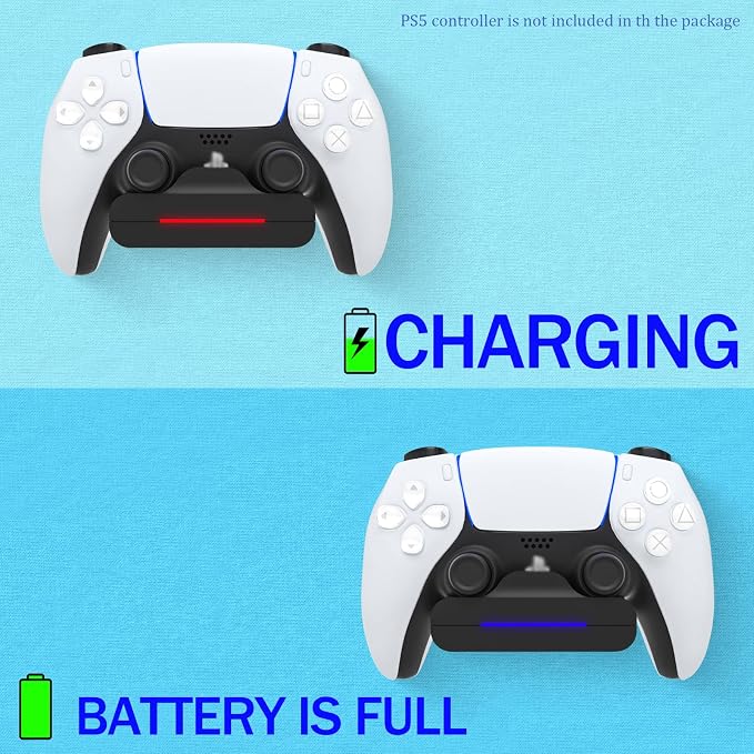 REEYEAR PS5 Controller Wall Mount Charger Dock - Image 3