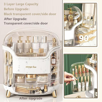 Upgrade Large Makeup Organizer Countertop Vanity Organizer Cosmetic Organizer - Image 3