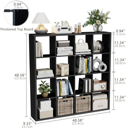 VDNEND Cube Storage Organizer Bookcase, Decorative 11 inch Open Back Cubical - Image 2