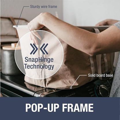 CleverMade Collapsible Laundry Tote - Image 5