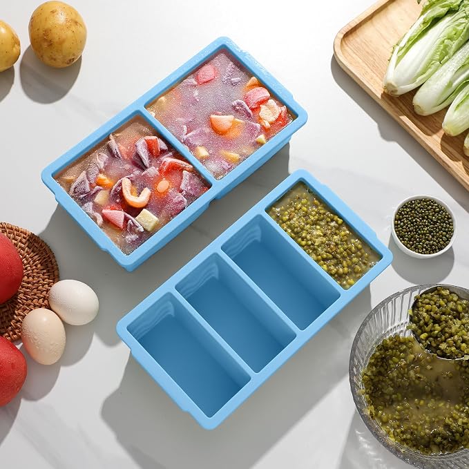 Silicone Freezer Trays with Lid - Image 3