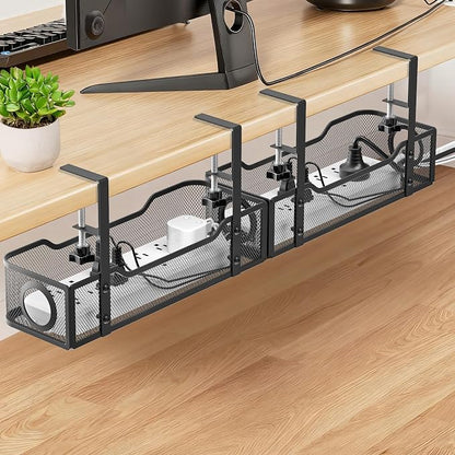 Under Desk Cable Management Tray by GZOKMOG