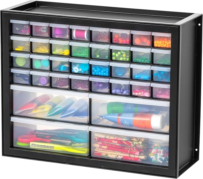 IRIS USA 36-Drawer Storage Cabinet, Garage Tool Screws, Made in USA, Electronics by IRISUSA