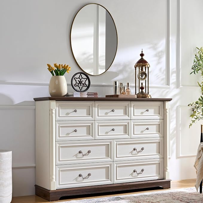 Farmhouse 10 Drawer Dresser - Image 4