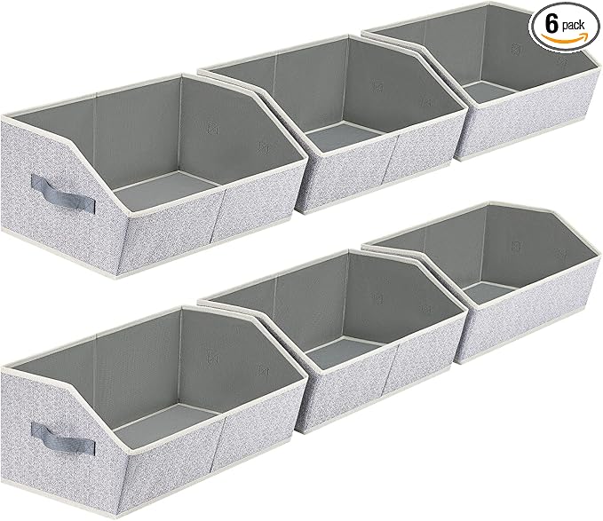Closet Organizers Bins 6 Packs by Homsorout