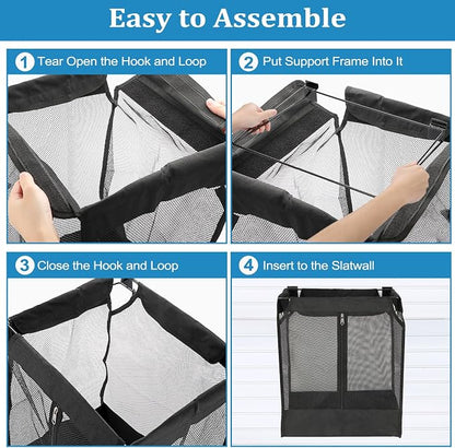 Kokone 2 Pack Wall Hanging Basket - Image 4