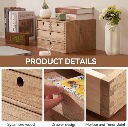 KIRIGEN Wood Desk Organizer - Image 6