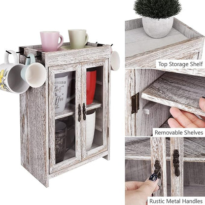 Ikee Design Wooden Countertop Storage Cabinet. Customizable Organizer - Image 6