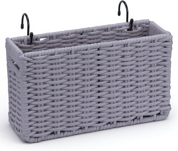 Cotton Rope Woven Bedside Caddy by Welcometobuy