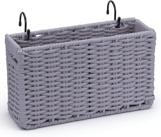Cotton Rope Woven Bedside Caddy by Welcometobuy