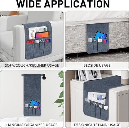 Couch Armrest Remote Control Holder, Couch Caddy Gifts - Image 3