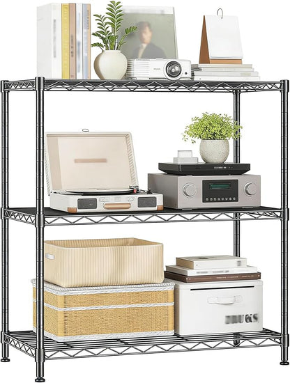Xcity Storage Shelves, 3 Tier Heavy Duty Metal Shelving Unit by Unknown