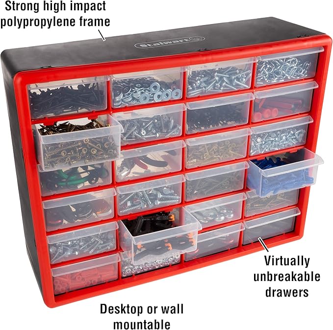 24 Plastic Drawers Organizer - Image 4