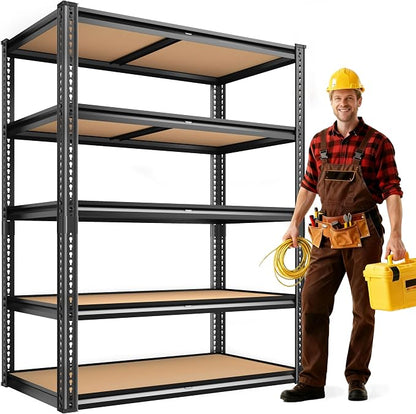 2050LBS Storage Shelves Heavy Duty 5 Tier Garage Storage Shelving, Adjustable by Unknown