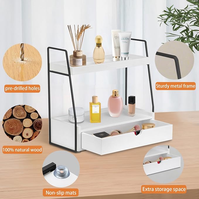 2-Tier Bathroom Organizer Countertop - Image 6