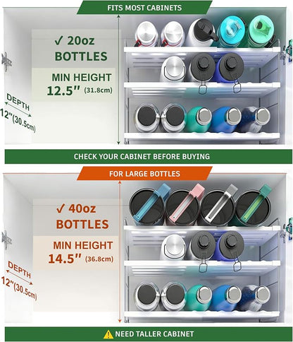 YAN & HIN Expandable Water Bottle Organizer - Image 5