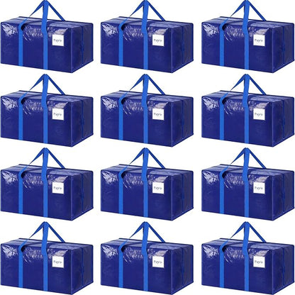 12 Pack Extra Heavy Duty Large Moving Bags by Fygrip