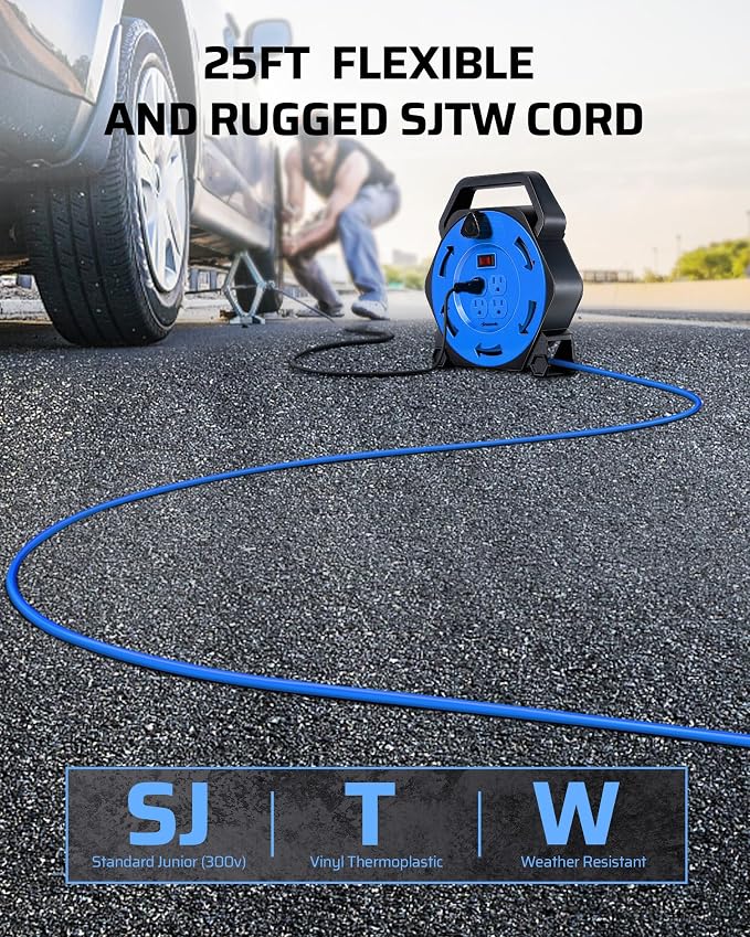 DEWENWILS Extension Cord Reel - Image 2