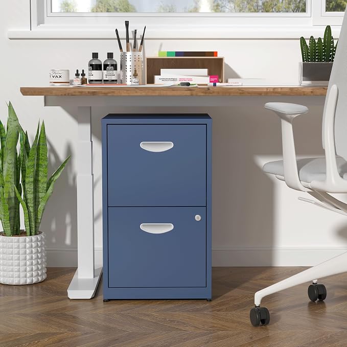 2 Drawer File Cabinet, Metal Two Drawer Vertical File Cabinets - Image 7