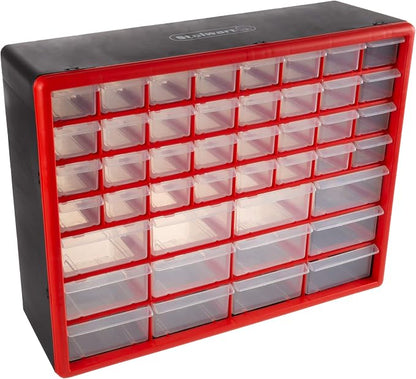 Storage Drawers-44 Compartment Organizer Desktop or Wall Mountable Container by Stalwart
