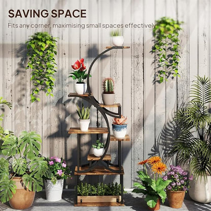 Plant Stand, Plant Stands for Indoor Plants Plant Shelf Outdoor Plant Stands - Image 6