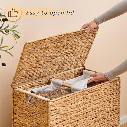 Handwoven Large Laundry Hamper - Image 7