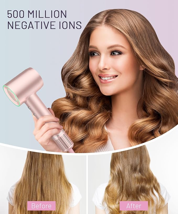 Hair Dryer - 150000 RPM High-Speed Brushless Motor Negative Ionic Blow Dryer - Image 6