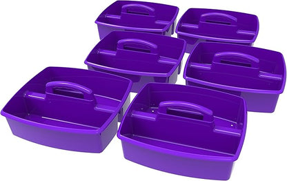 Storex 2-Compartment Large Caddy – Multipurpose Classroom Organizer - Image 2