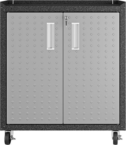 Manhattan Comfort Fortress Rolling 2 Door Garage Storage Cabinet - Image 10
