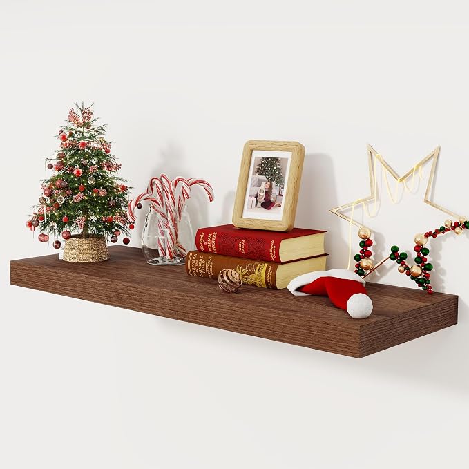 Floating Shelves 36 Inch Long, 12 Inch Deep Floating Shelves by FunMemories