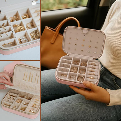 Small Travel Jewelry Box Organizer - Image 5
