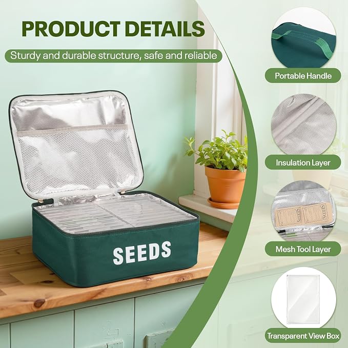 22 Slots Seed Storage Organizer Box - Image 4