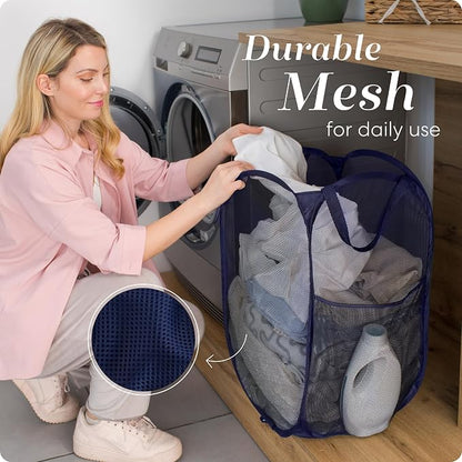 Handy Laundry Collapsible Mesh Pop Up Hamper - Image 5