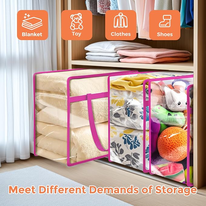 Budding Joy Clear Zippered Storage Bags - Image 4