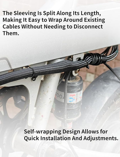 Cable Management Split Wire Loom Sleeve - Image 4