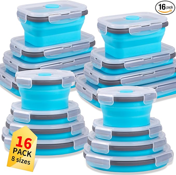 Collapsible Food Storage Containers by Annaklin