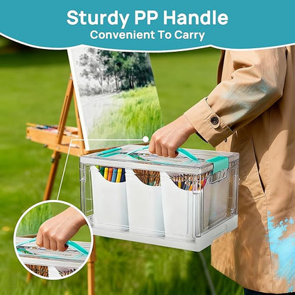Vtopmart 24 QT Clear Plastic Craft Organizer - Image 3