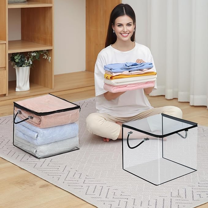 10 PCS Clear Zippered Storage Bags - Image 6
