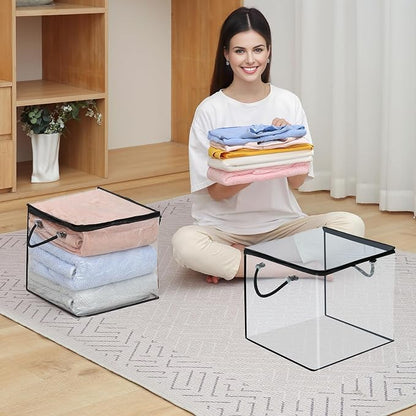 10 PCS Clear Zippered Storage Bags - Image 6