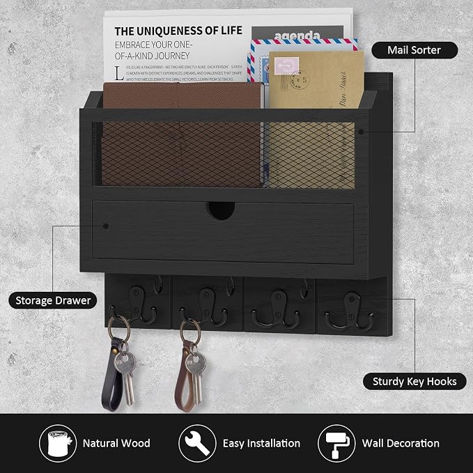 Nekon Mail Organizer with Drawer - Image 2