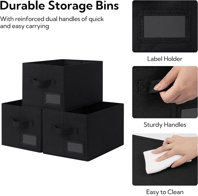 GRANNY SAYS Shelf Storage Bins, Fabric Storage Baskets - Image 5